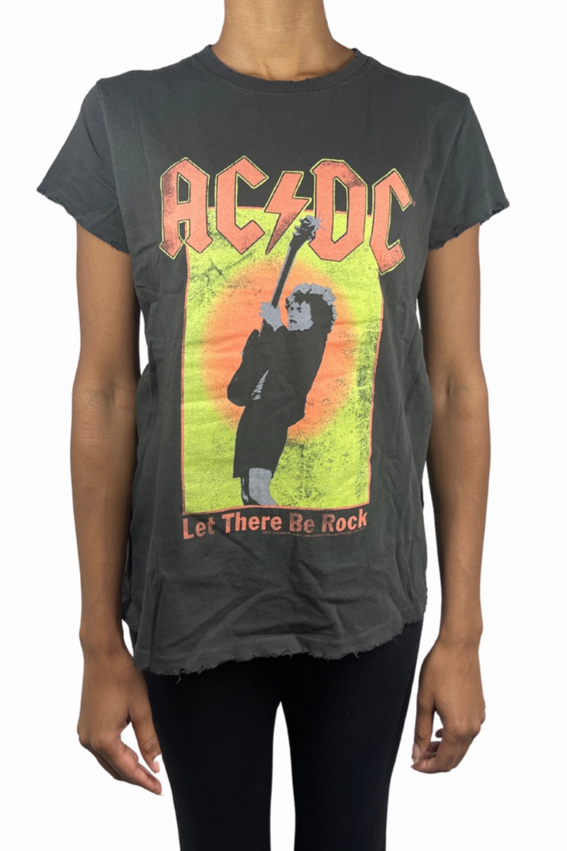 AC DC Let There Be Rock European Tour T-Shirt von Junk Food
