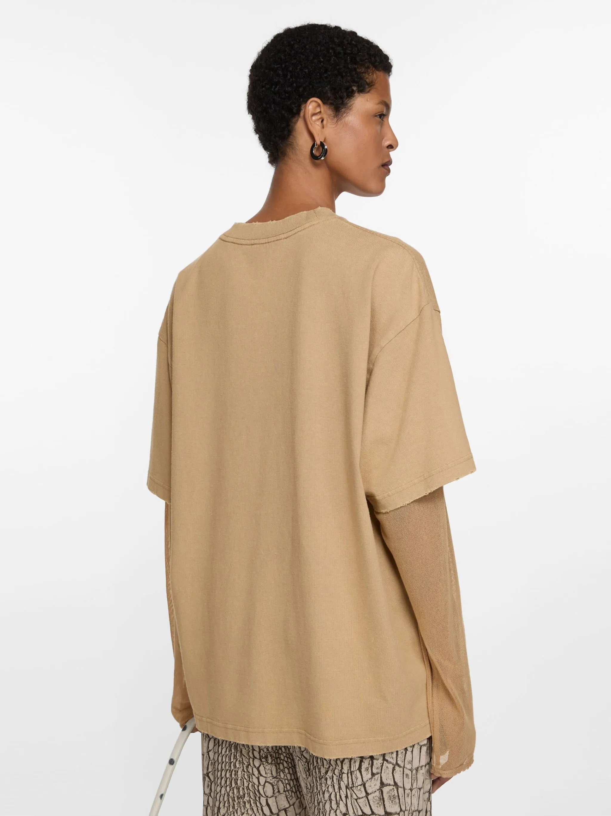 ACNE STUDIOS - Damen-Layer-Print-T-Shirt Bekleidung_acne-studios