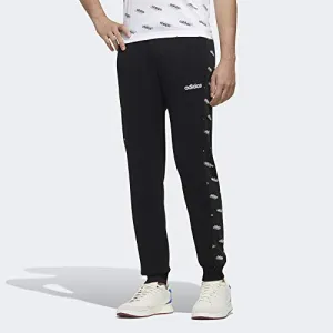 adidas Herren Hose Favourites Knitted Track Pant, Black/White, S, FM6076 Nike Clothing