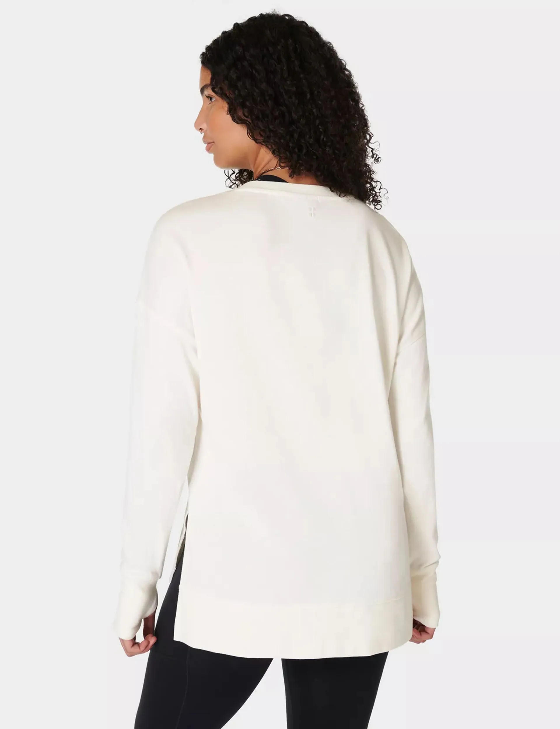 After Class Longline Sweatshirt - Lilyweiß