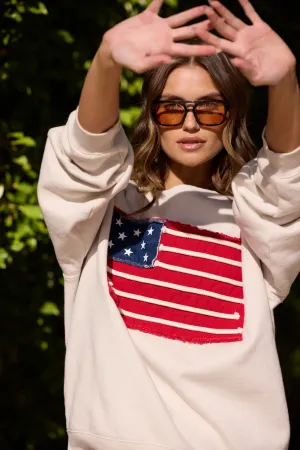 Amerikanische Flagge Pullover