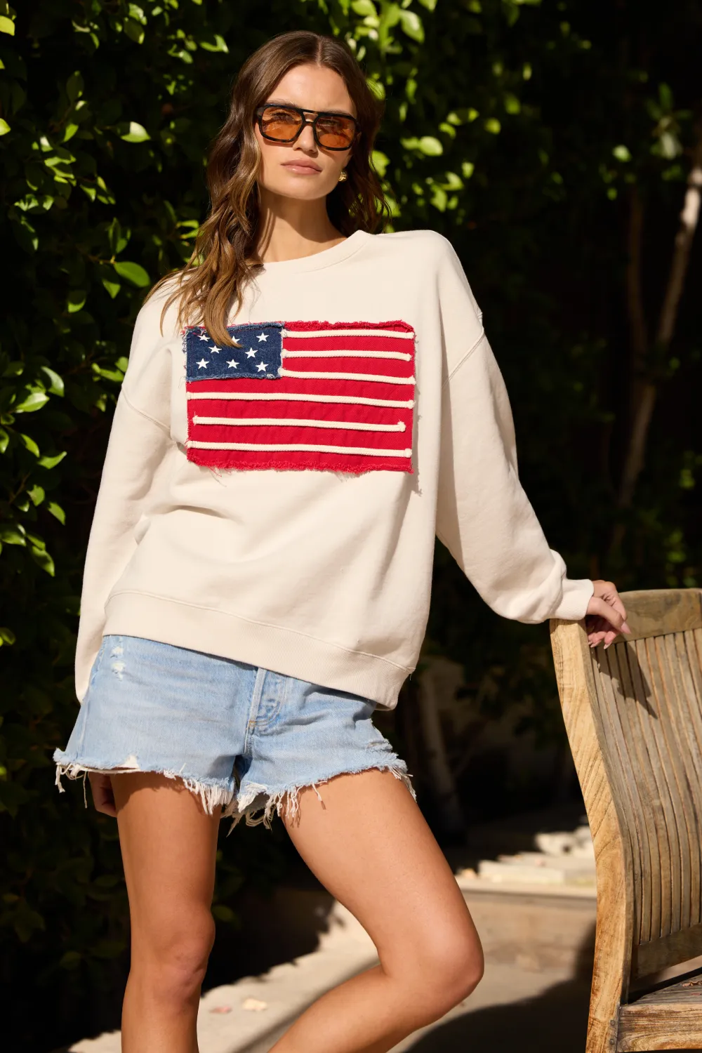 Amerikanische Flagge Pullover