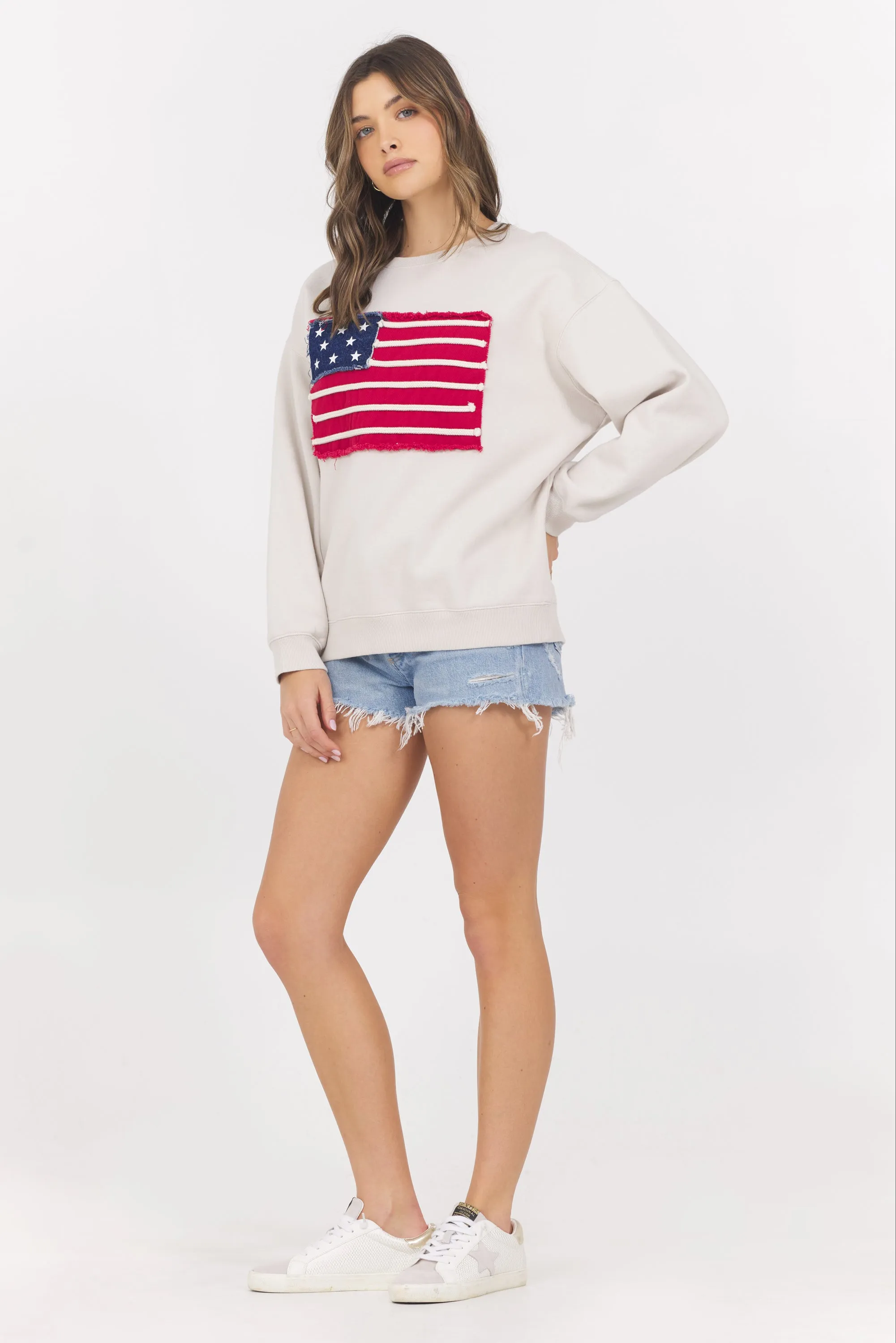 Amerikanische Flagge Pullover