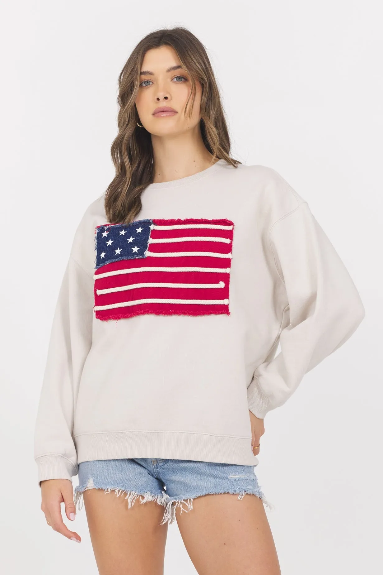 Amerikanische Flagge Pullover