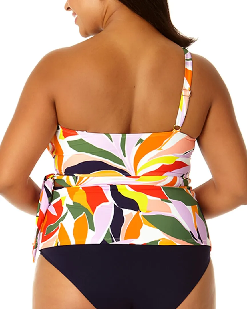 Anne Cole Asymmetrisch gebundenes Tankini