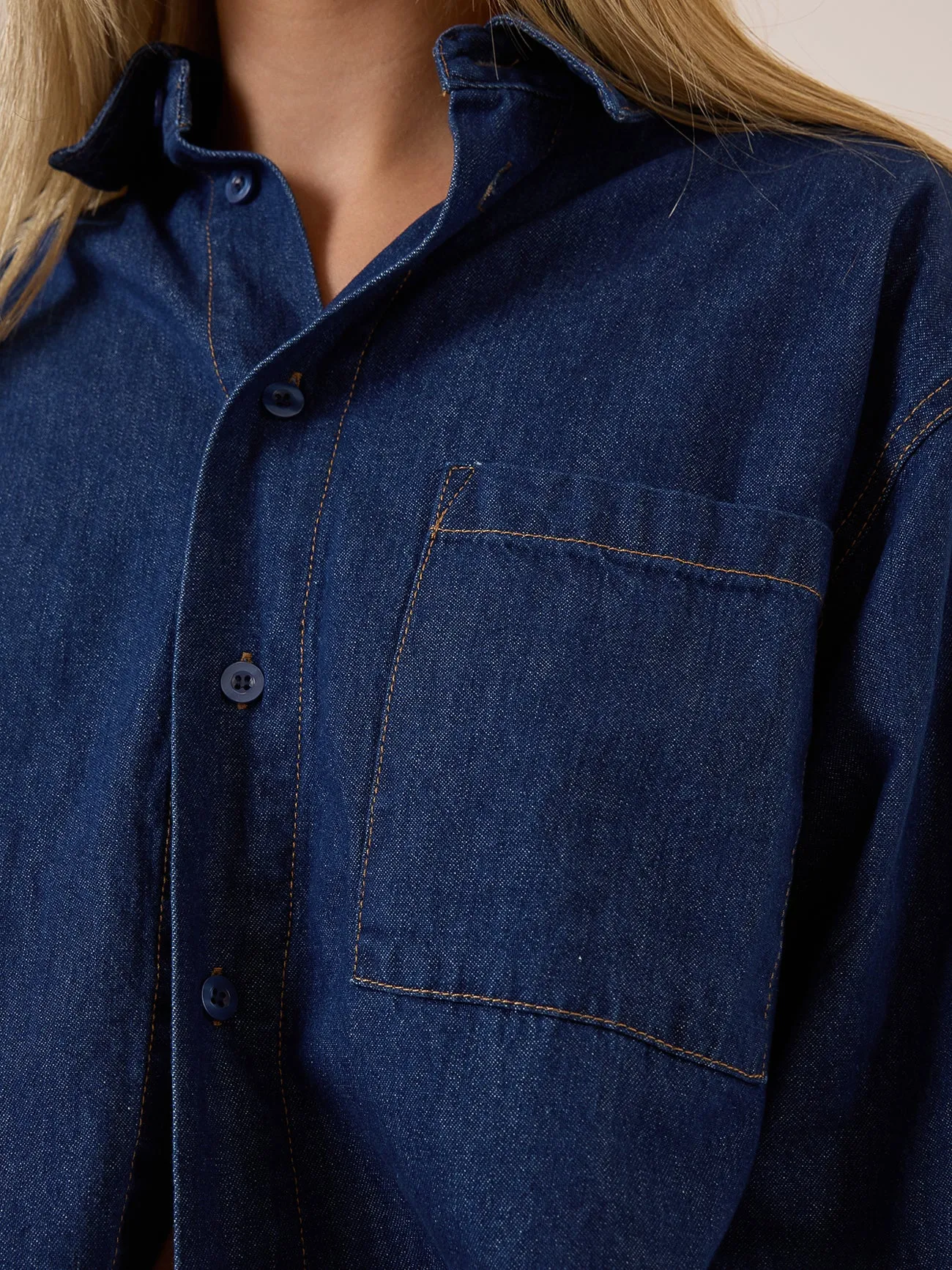 Austin Denim Shirt - Doppelte Indigo-Spülung