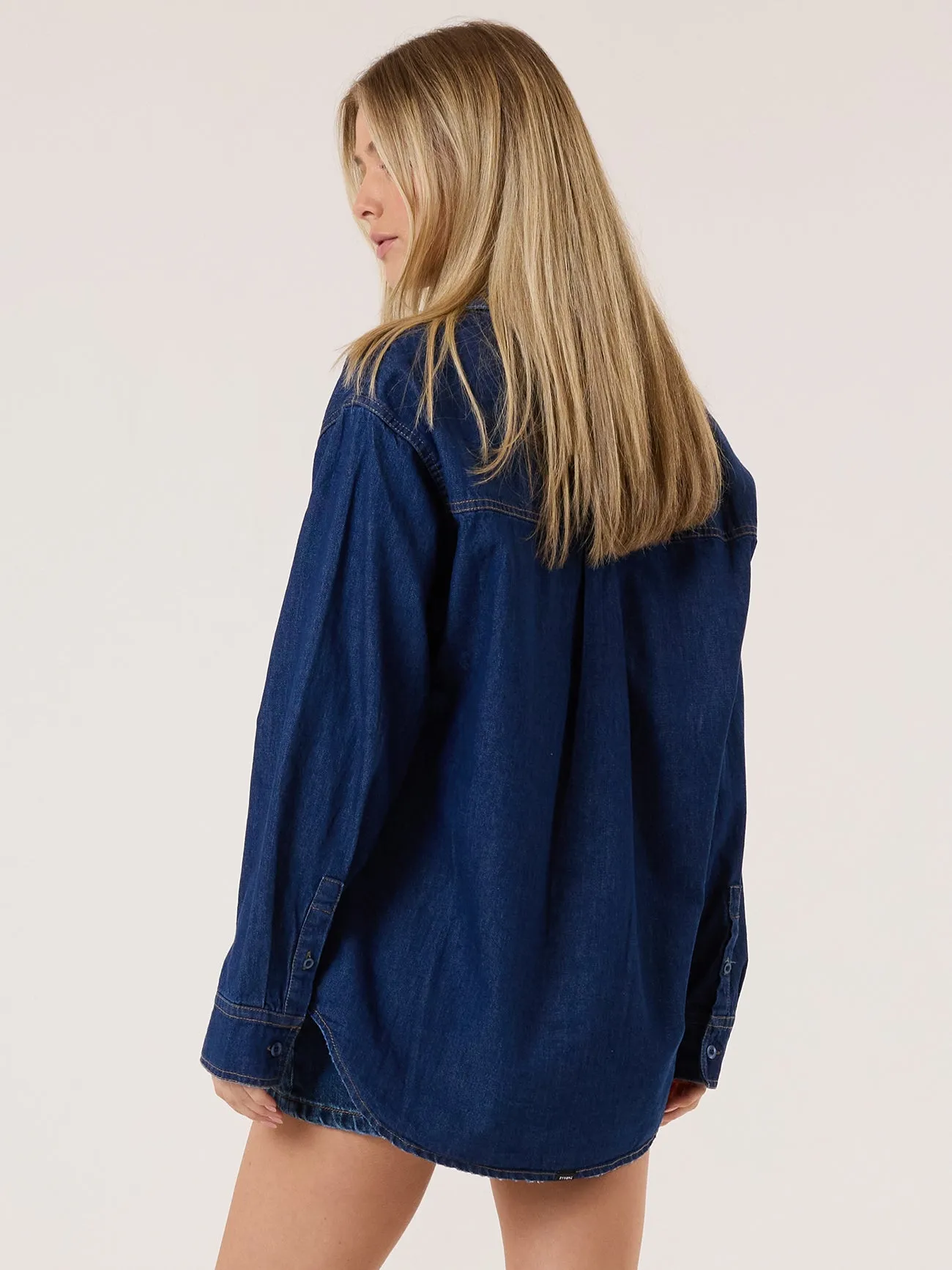 Austin Denim Shirt - Doppelte Indigo-Spülung