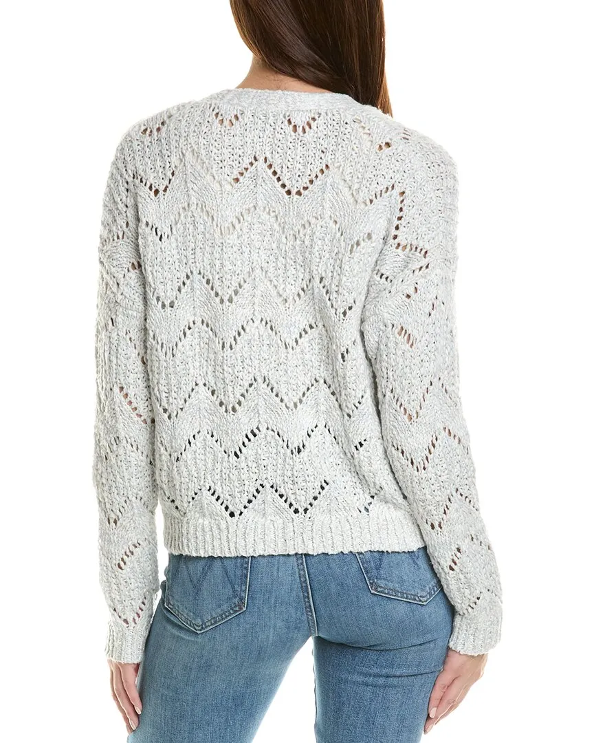 Herbst Kaschmir Pointelle Cardigan