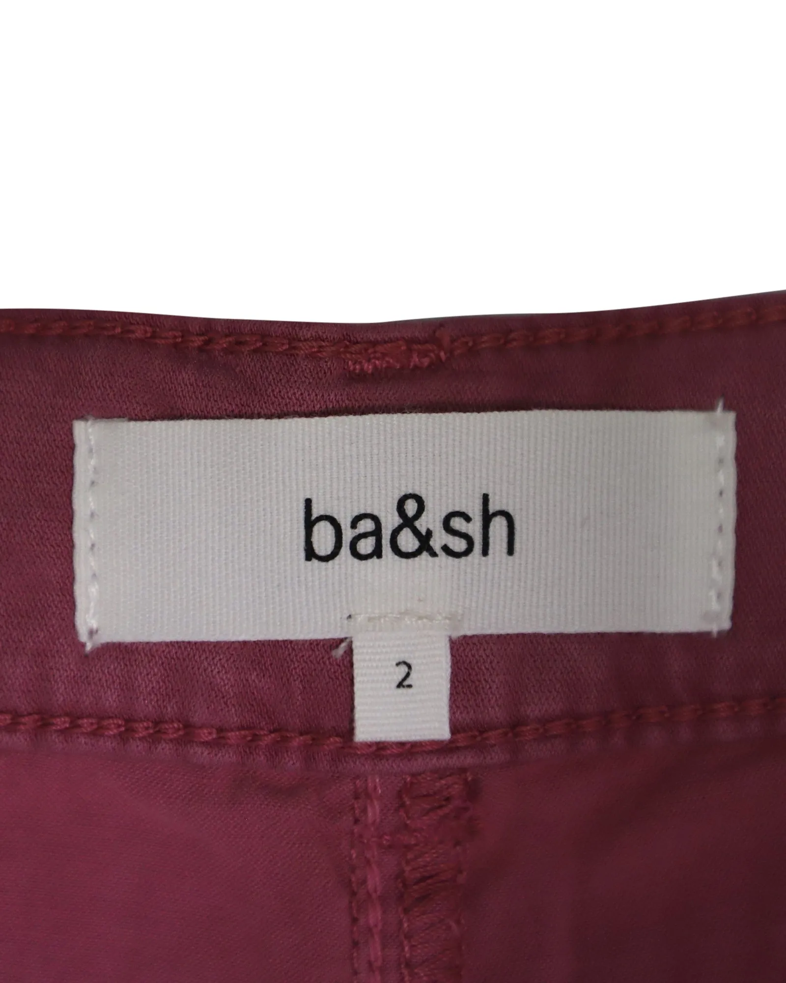 Ba&sh Parker Fließende Hose in Pink Lyocell