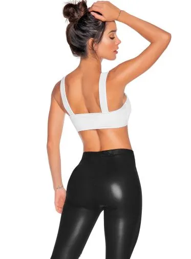 Babalu 9745 Pinzette Vorne Rippen-BH-Top