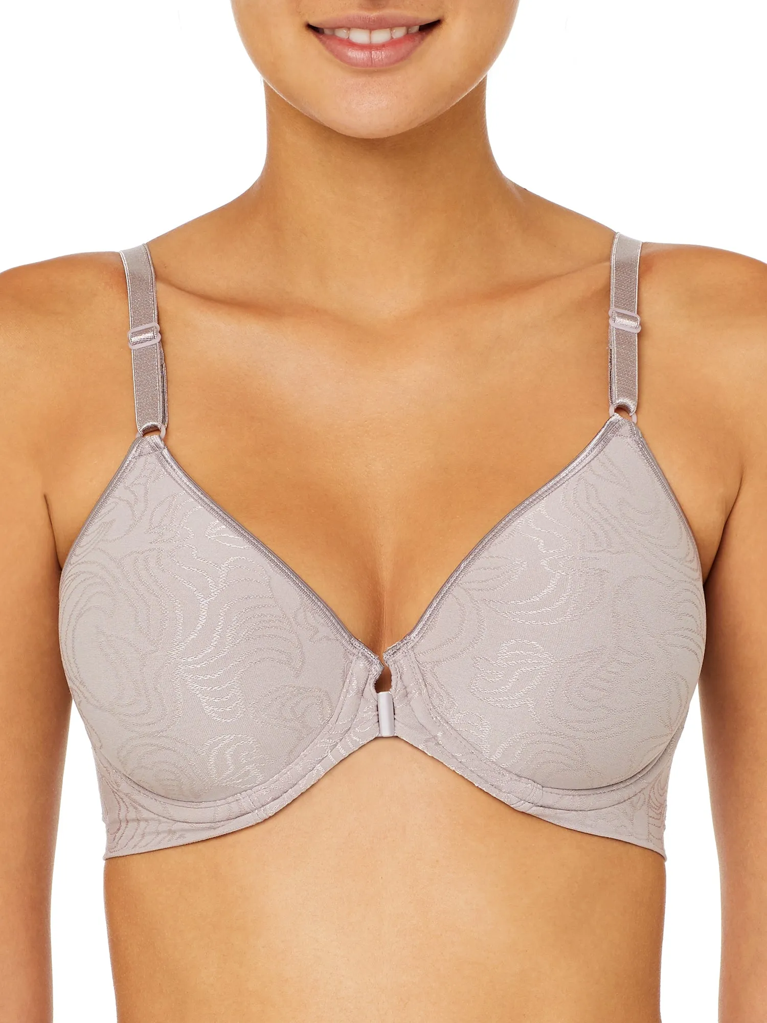 Bali Damen Komfort Revolution Vorn geschlossenes T-Shirt-BH