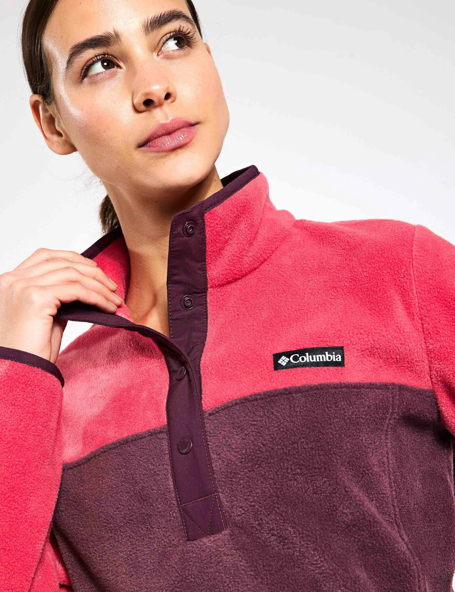 Benton Springs Halb-Snap Pullover - Daredevil/Moonvista