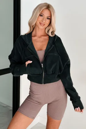 Bite The Dust Geregelte Zip-Up Kapuzenjacke (Schwarz)