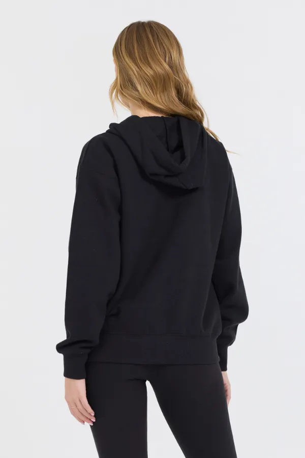 Schwarzer Proweave Pullover Hoodie