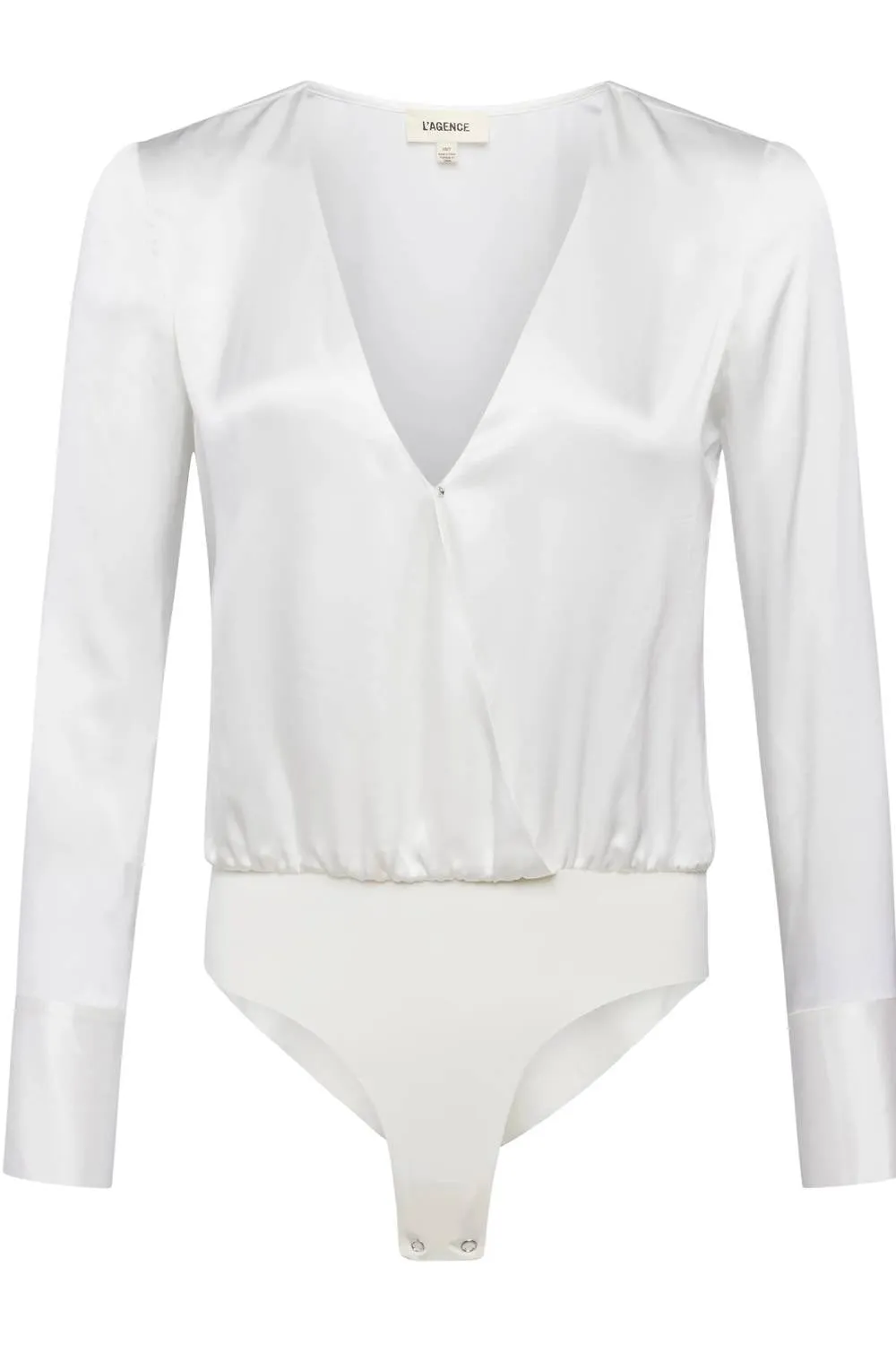 Blaze Plunge Bodysuit In Elfenbein