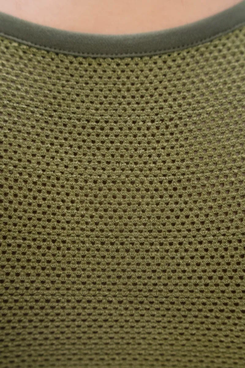 Boston PYRATEX® Trägertop mit offenem Rücken | Grünasche