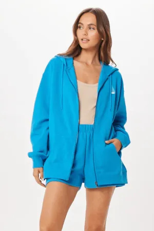 Heller blauer St. Tropez Jet Setter Surf Wash Reißverschluss