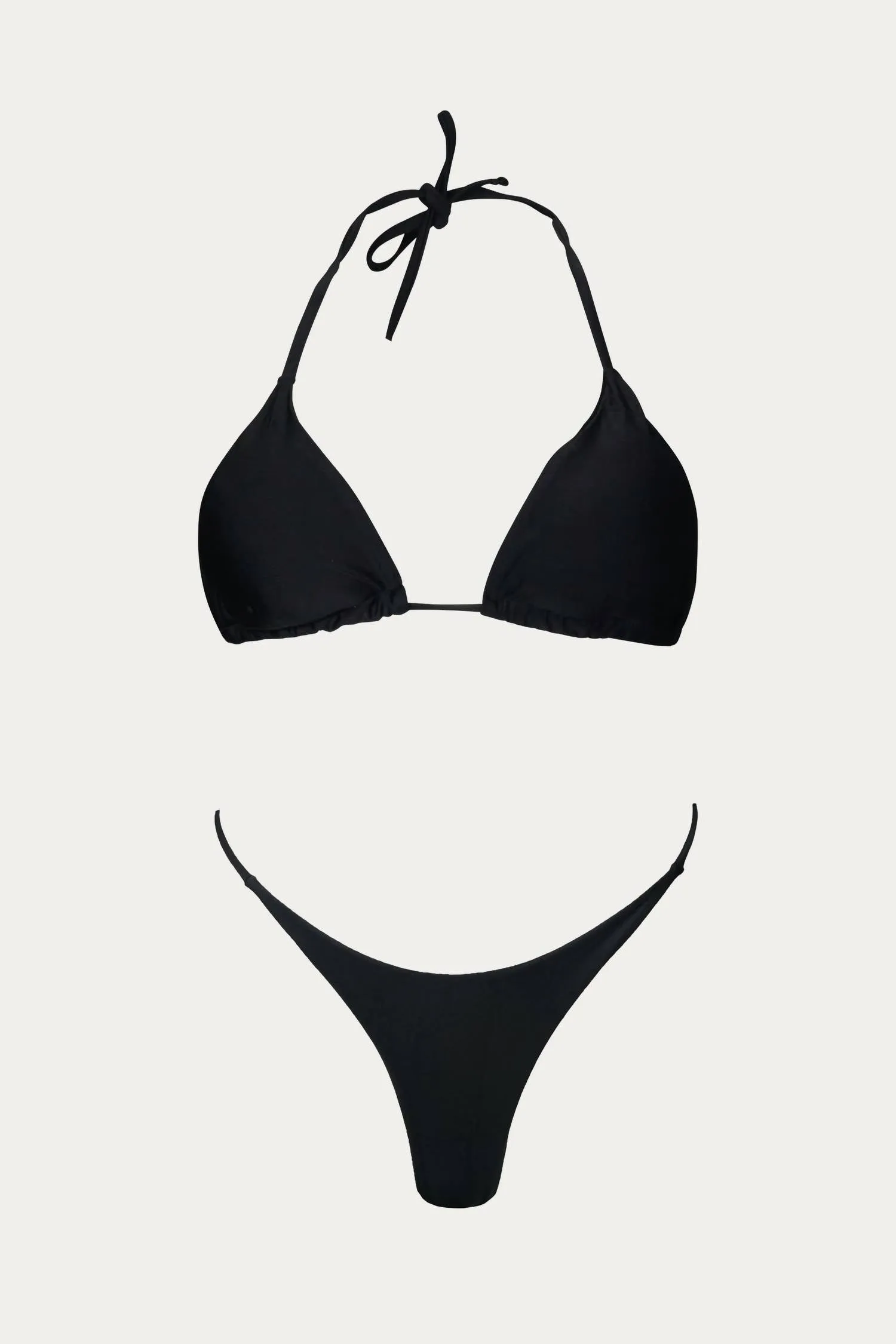 Schmetterlingsrock Bikini-Set in Schwarz, 3-teilig