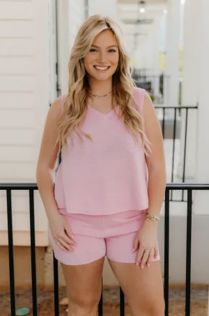 Carmen Strick-Tanktop und Shorts Set - Endverkauf 40% Rabatt im Warenkorb