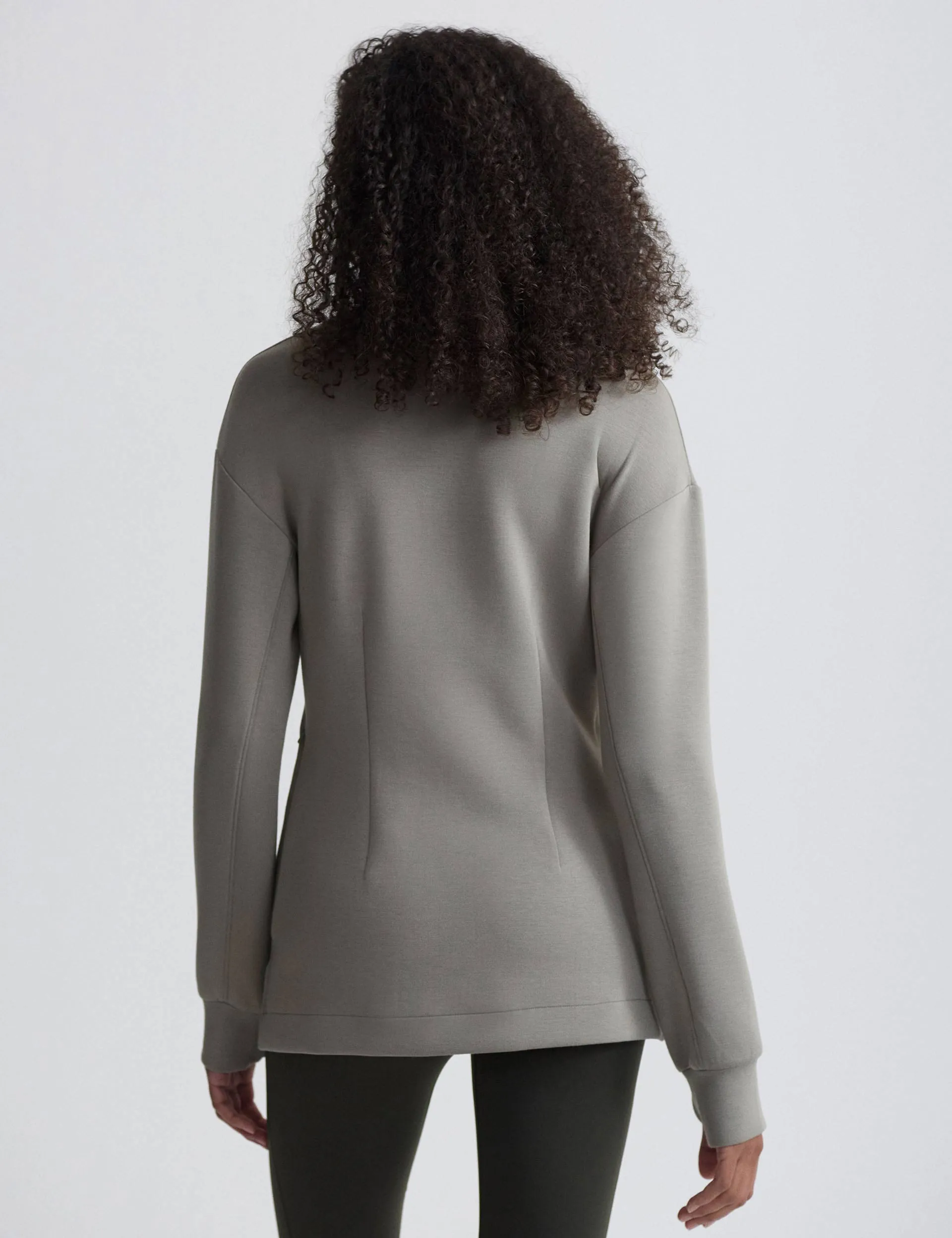 Cleo Half-Zip Midlayer - Gravitätsgrün