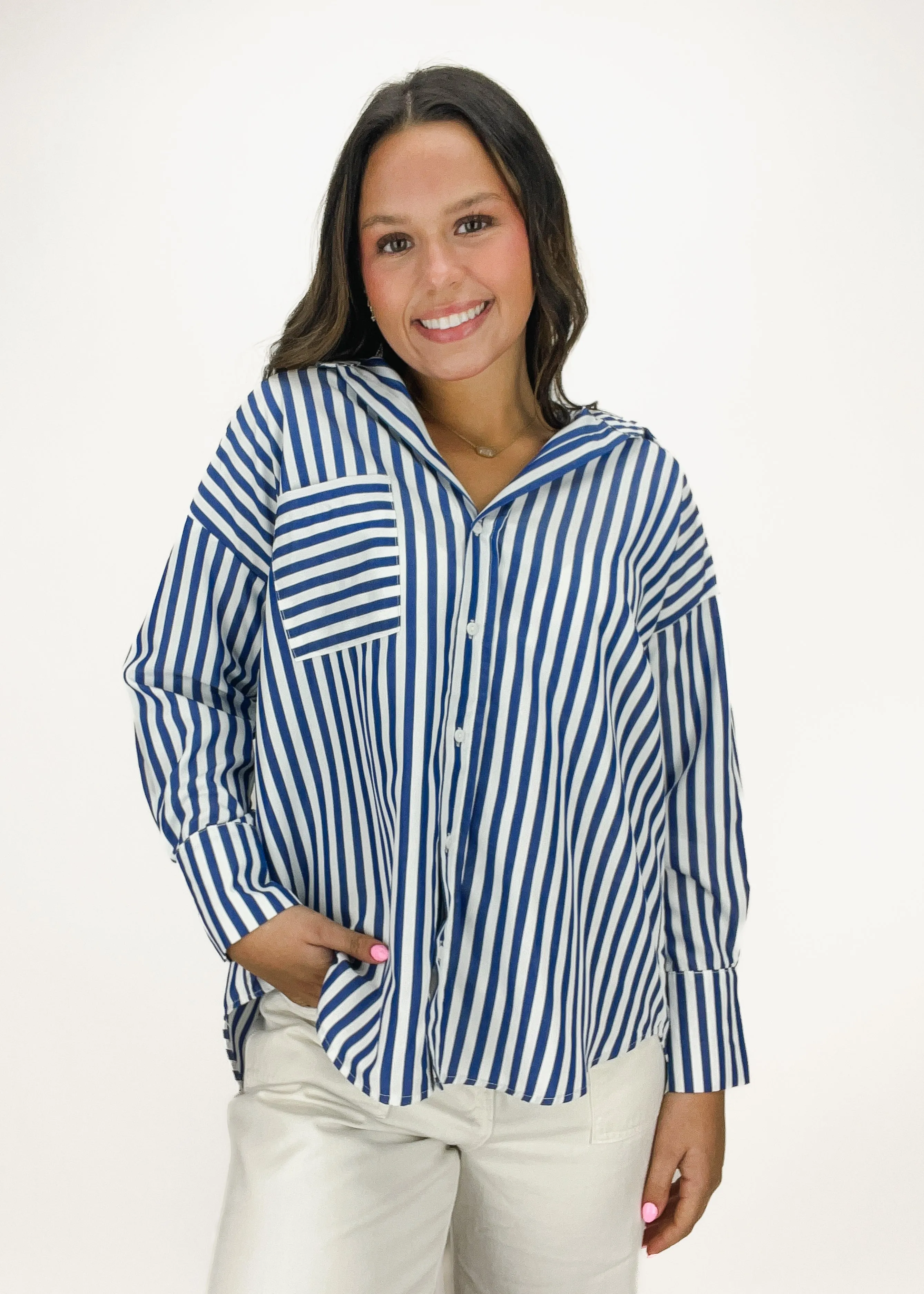 Collins Gestreiftes Button-Down-Hemd