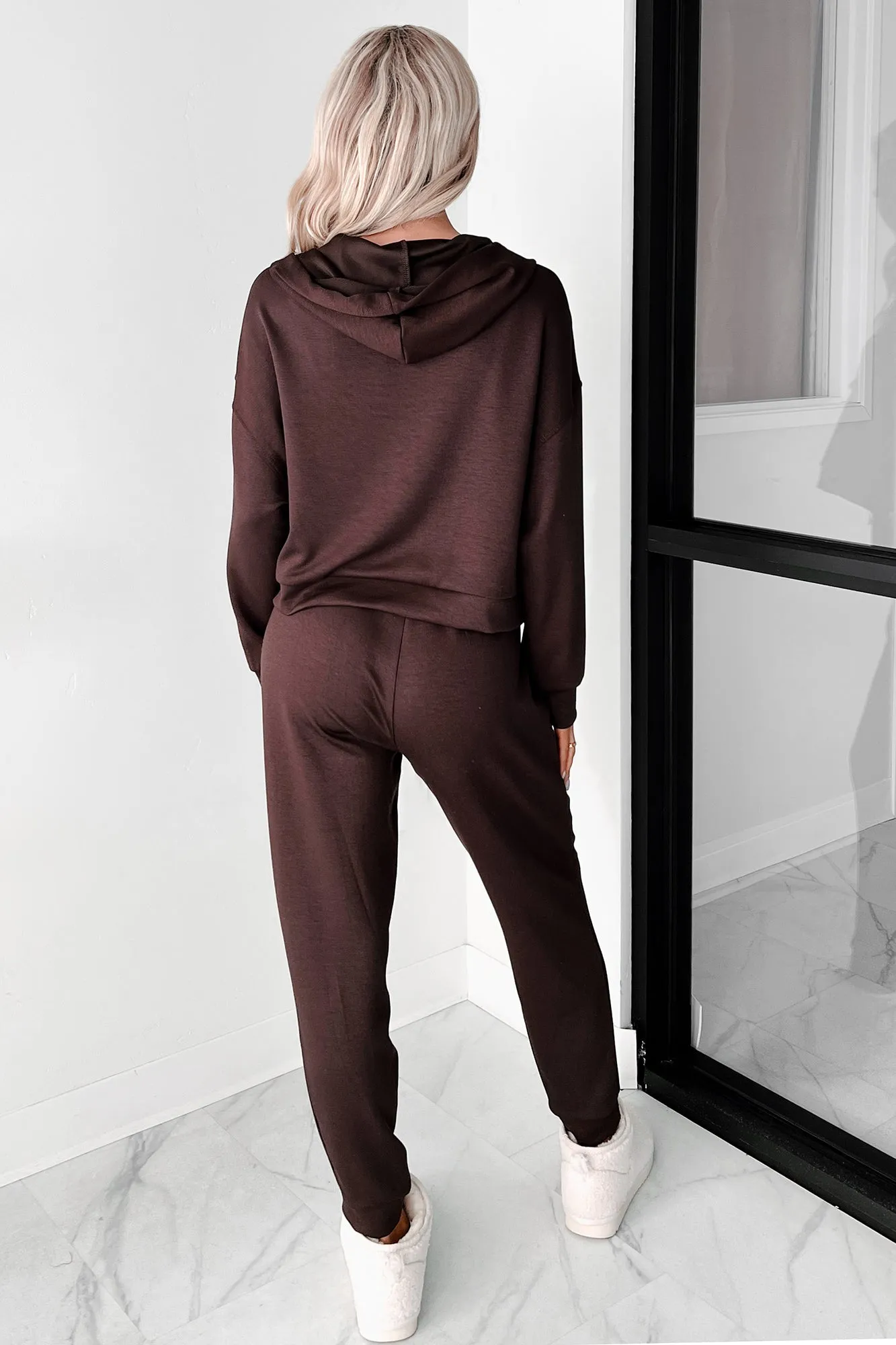 Cool As A Cucumber Kapuzenpullover & Jogginghosen-Set (Schokolade)
