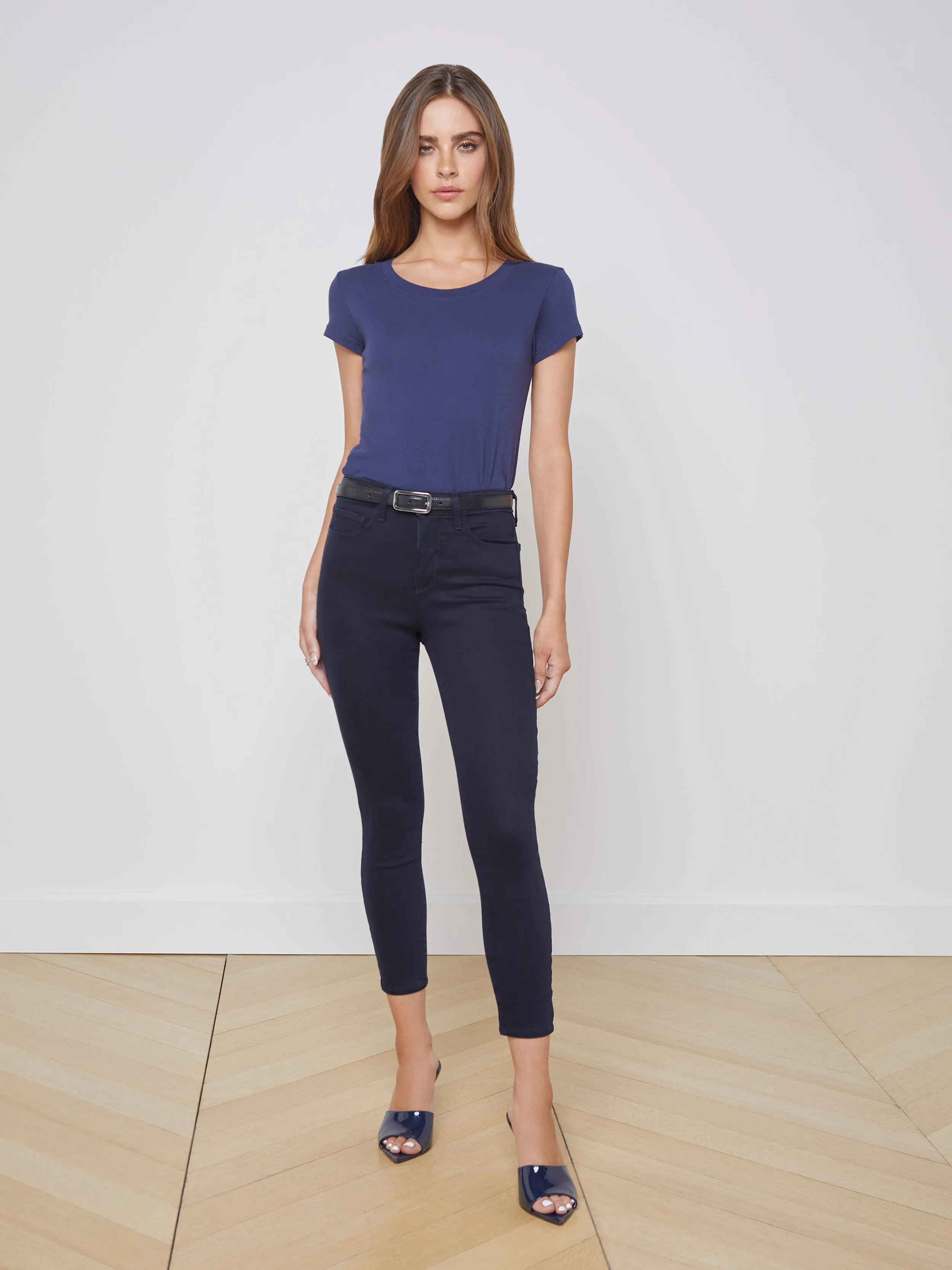 Cory Cotton Rundhals-Shirt
