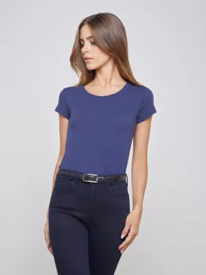 Cory Cotton Rundhals-Shirt