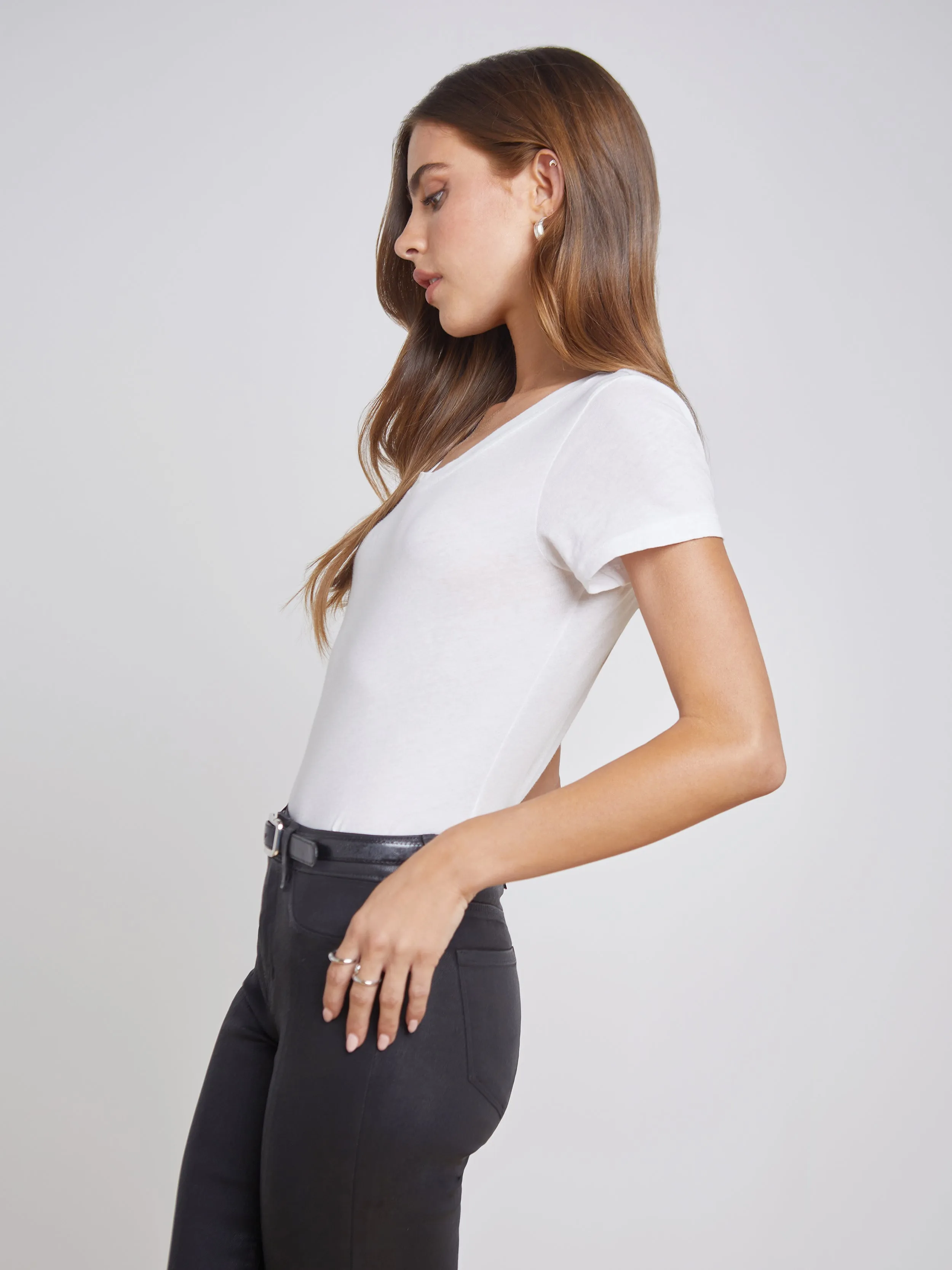 Cory Cotton Rundhals-Shirt
