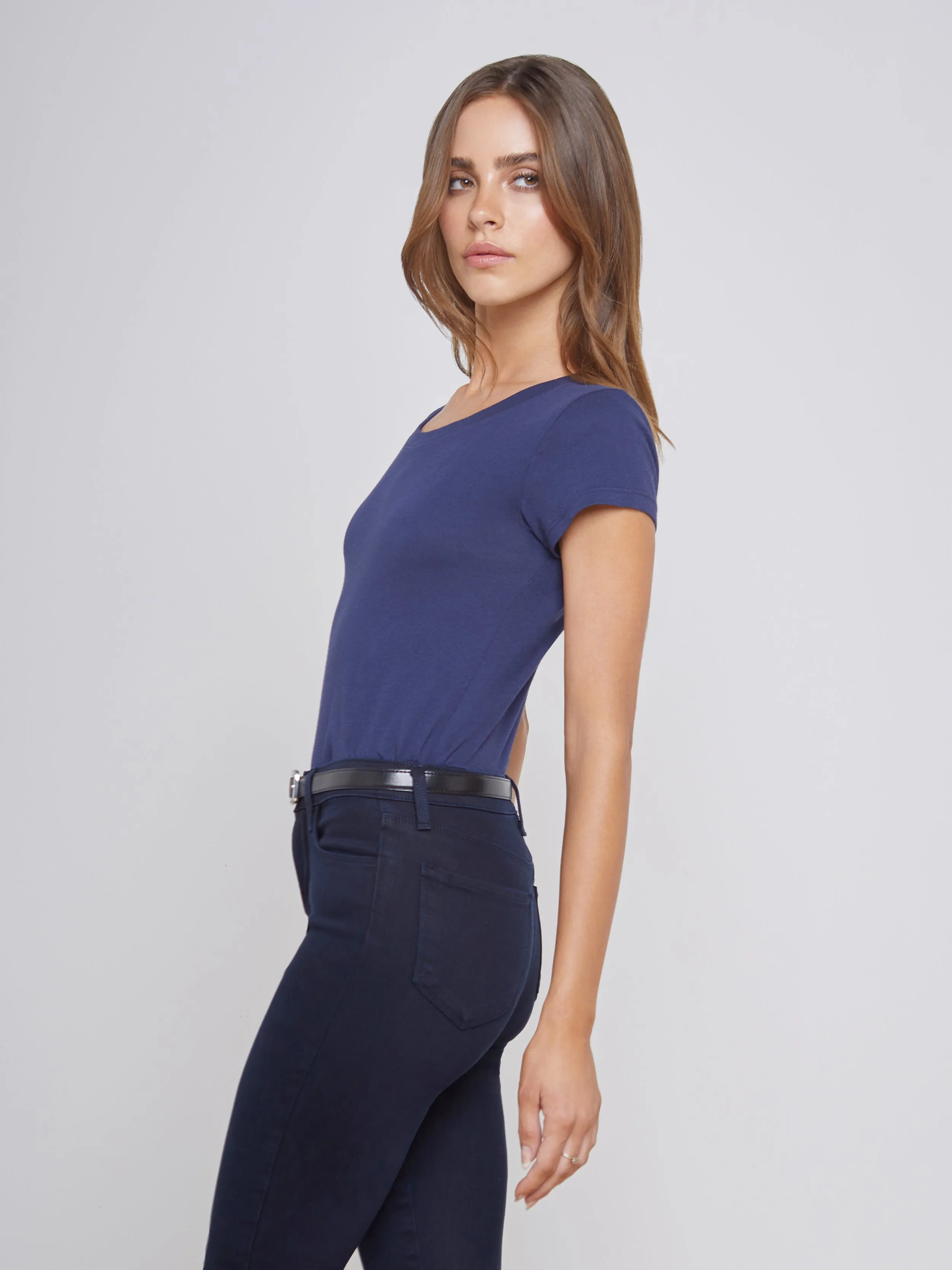 Cory Cotton Rundhals-Shirt
