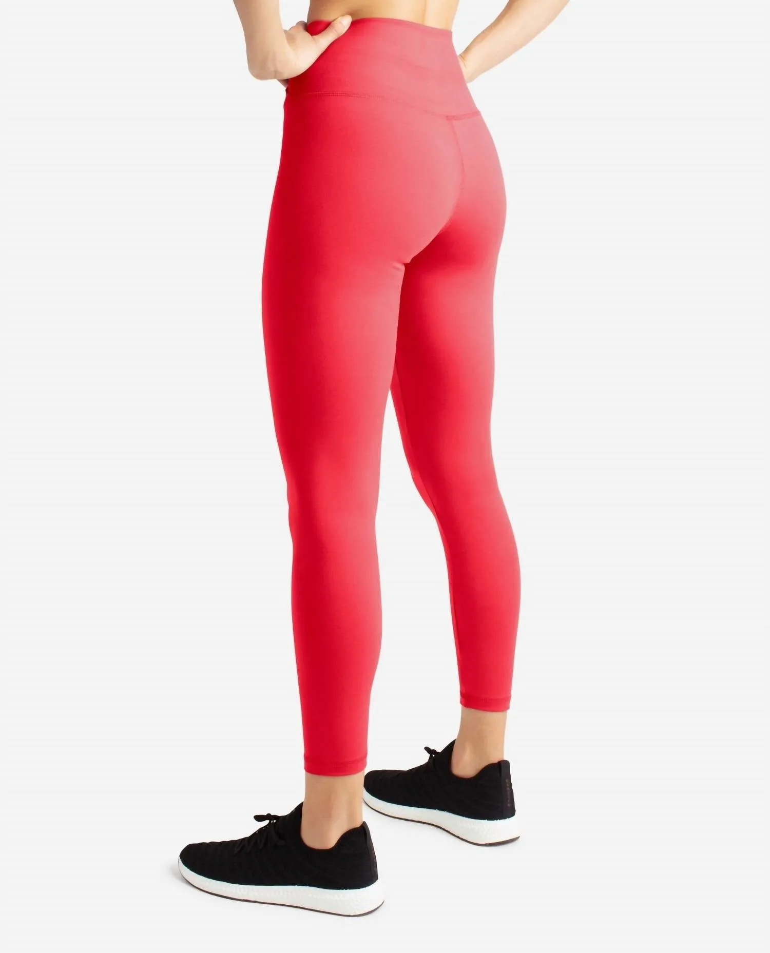 Crossover-Taille 7/8-Leggings in Cayenne