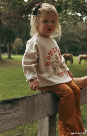Davis Sweatshirt ~ Vintage Howdy Grafik