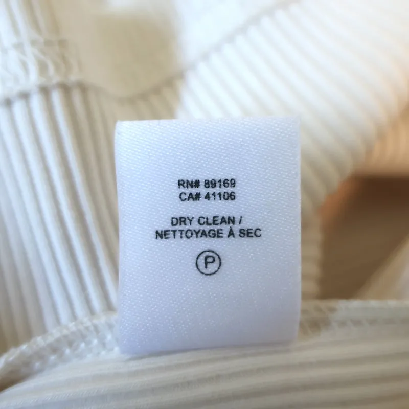 Derek Lam 10 Crosby Heather Puff-Ärmel Top Creme Rippstrick Größe S