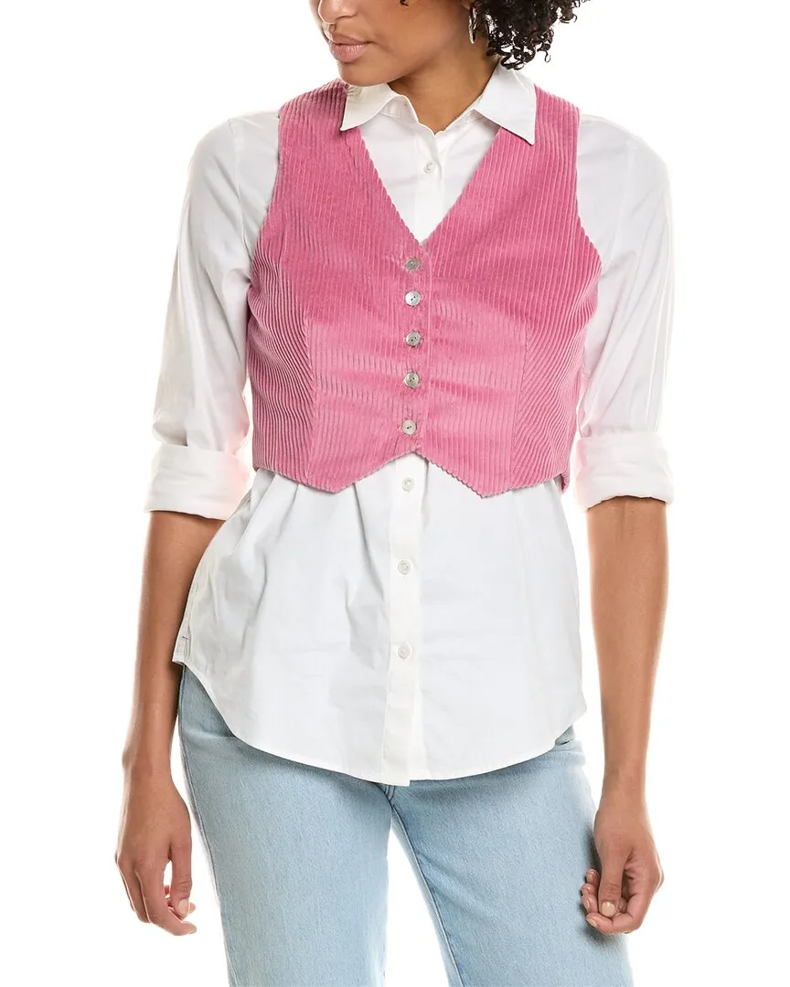 DONNI. Cord Cropped Weste