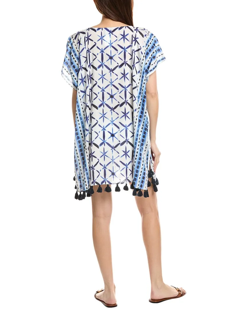 Echo Shibori Quasten-Kaftan
