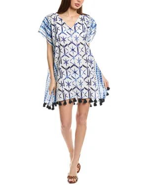 Echo Shibori Quasten-Kaftan