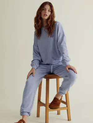 Evie Bio-Baumwoll-Jogginghose | Lavendel