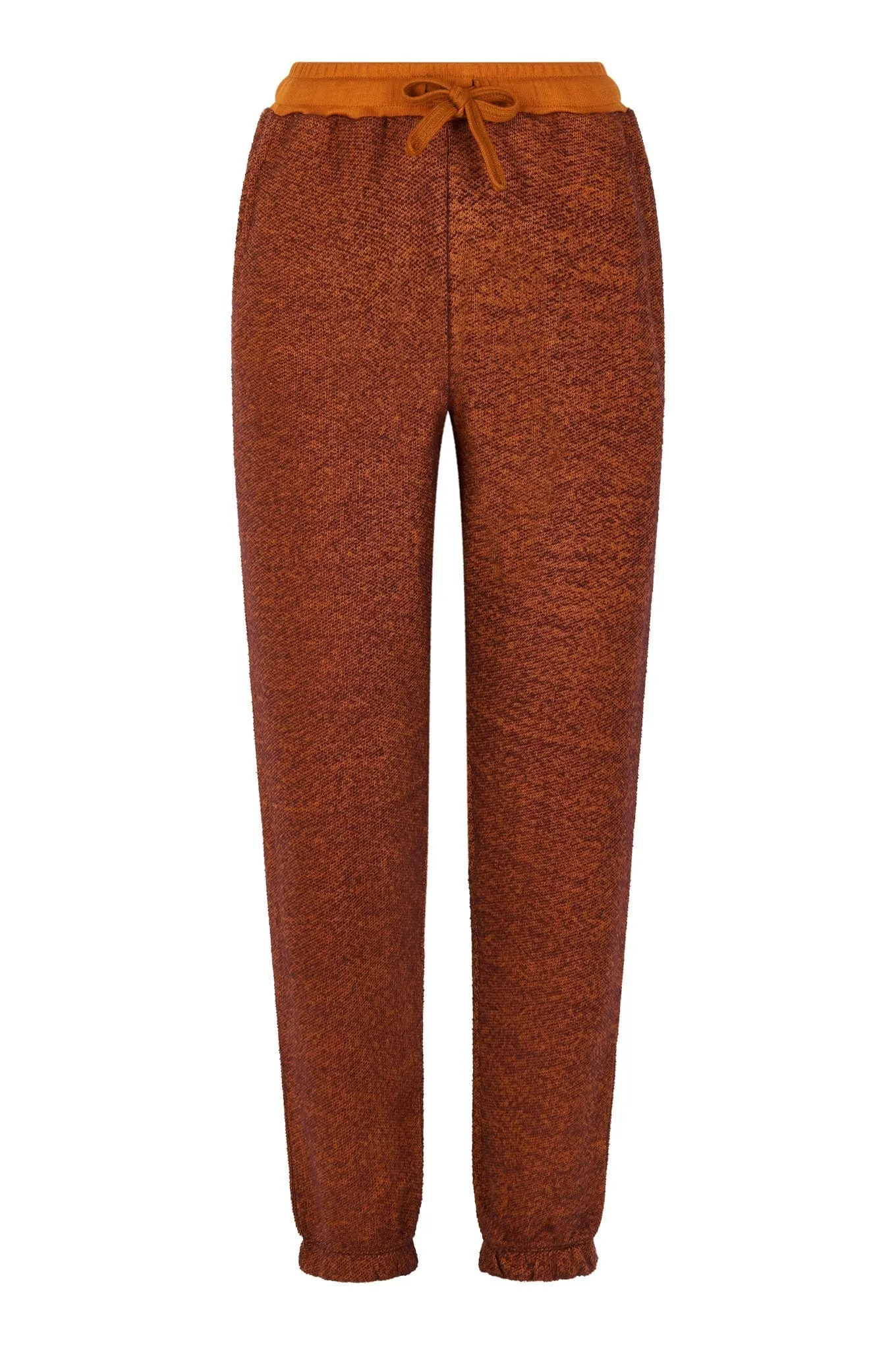 Evie Bio-Baumwoll-Jogginghose | Tabak