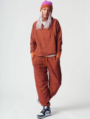 Evie Bio-Baumwoll-Jogginghose | Tabak