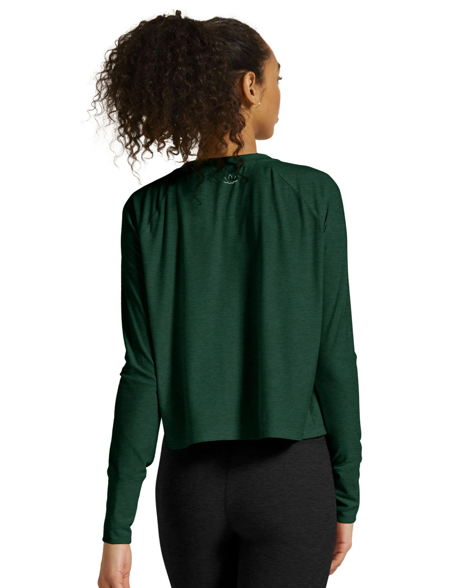 Featherweight Daydreamer Pullover - Dunkles Fichtengrün Meliert