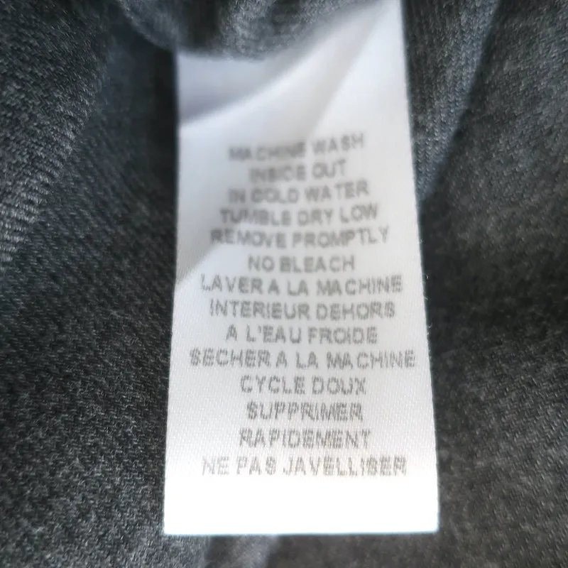 Frank & Eileen Eileen Shirt Dunkelgrau Modal Größe Extra Small Langarm Top