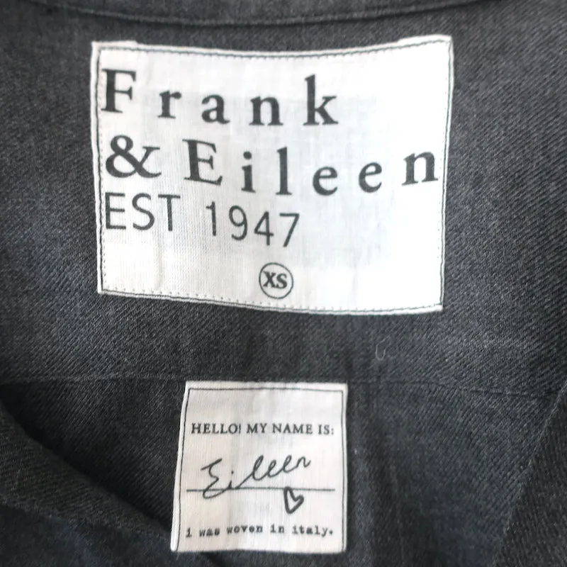Frank & Eileen Eileen Shirt Dunkelgrau Modal Größe Extra Small Langarm Top