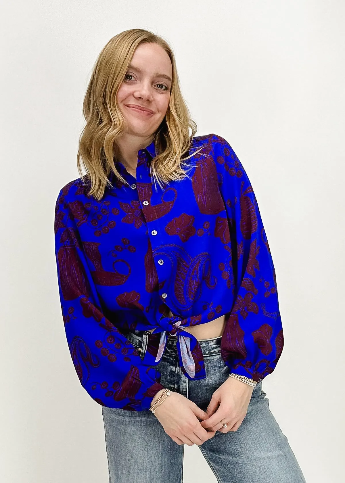 FRNCH Paris Schwanen Shirt