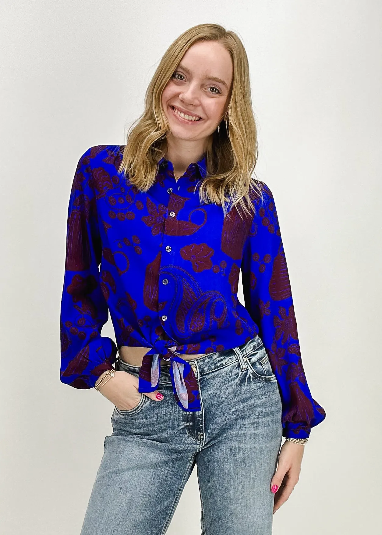 FRNCH Paris Schwanen Shirt