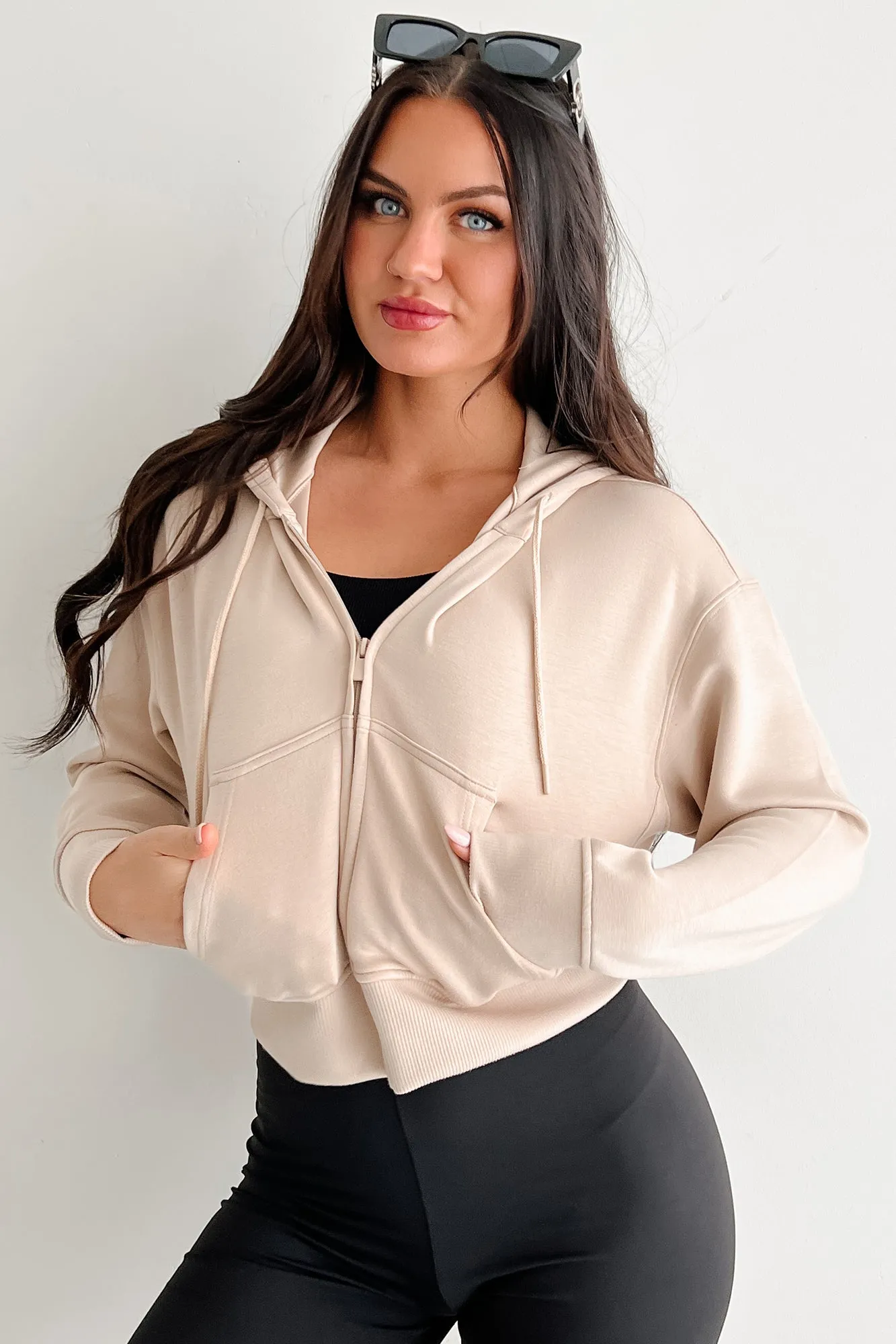 Gear Up and Go Reißverschluss-Hoodie (Khaki)