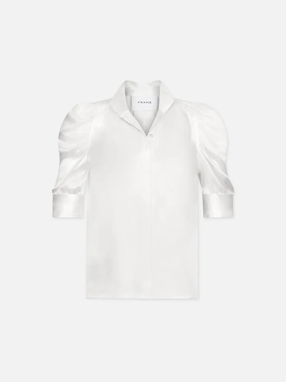 Gillian Top -- Glänzendes Off-White