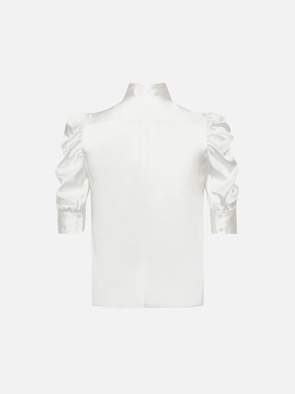 Gillian Top -- Glänzendes Off-White
