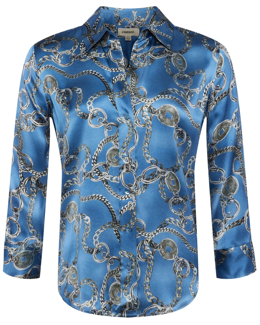 Good Luck Chain Print Dani Bluse