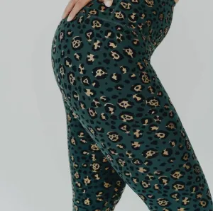 Jaguar-Leggings in Fichte