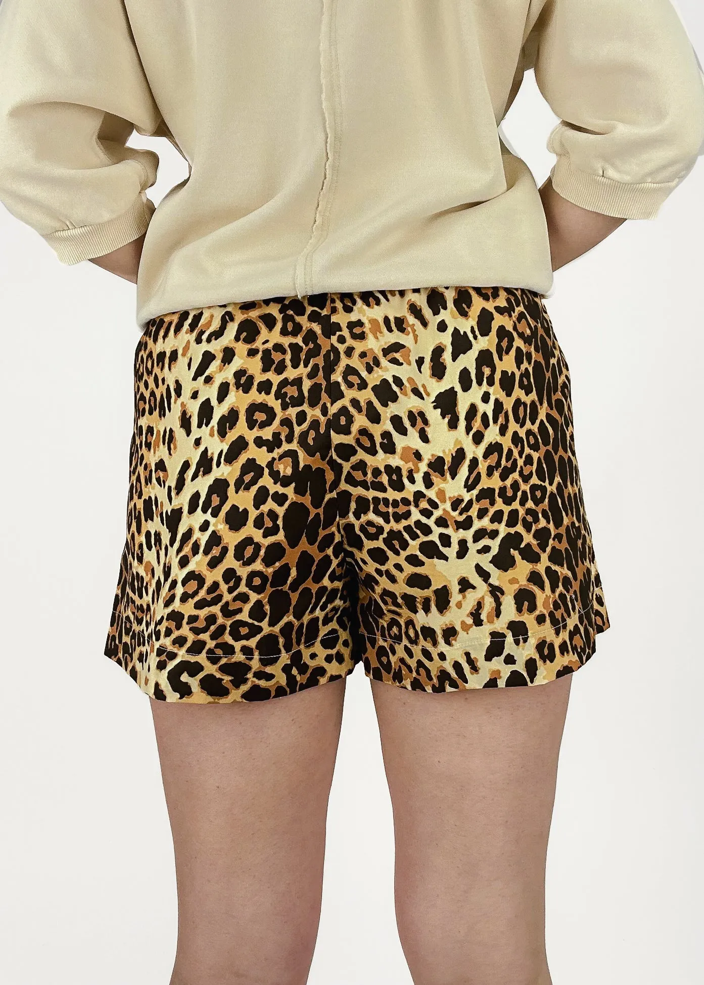 Jasmin Leopardenmuster Shorts